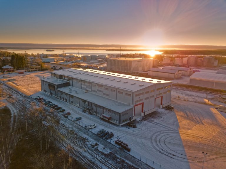 Yrjö Halmesmäki Oy:n kiinteistö Vaskiluodossa Vaasassa